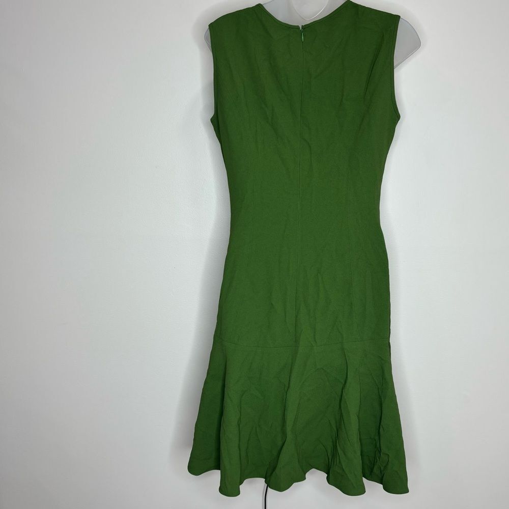 Michael Kors made in Italy Grass Green Sleeveless Mini Dress Classic size 6 - Picture 3 of 8